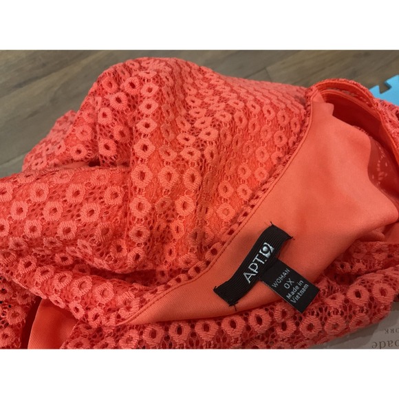 Apt 9 Orange Woman Dress Size 0X - Picture 3 of 3